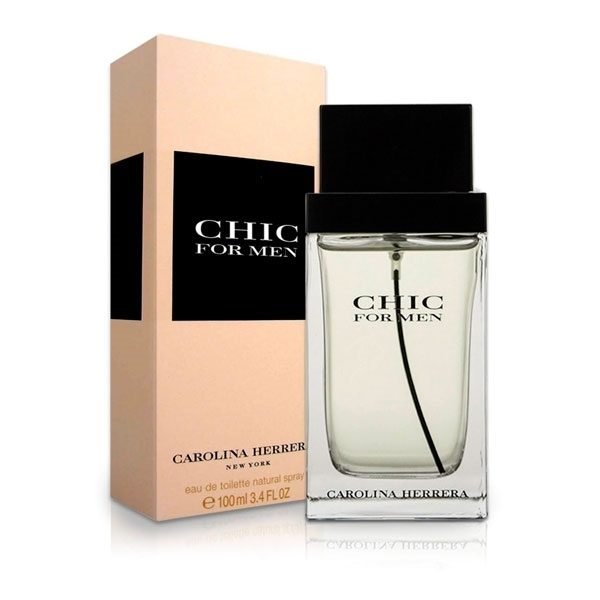 CAROLINA HERRERA "CHIC" 3.4OZ EDT SPR MEN
