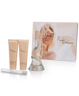 SET - RIHANNA NUDE 3.4OZ EDP 4PCS WOMEN