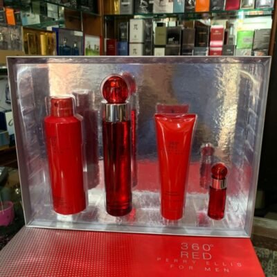 Estuche 360º Red Perry Ellis Set 4 Piezas Caballero