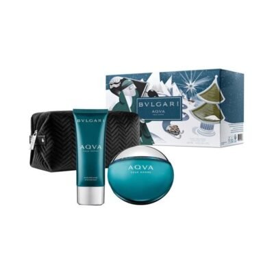 SET - BVLGARI “AQUA” 3.4OZ 3PCS MEN