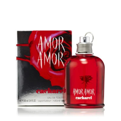 Amor Amor Eau de Toilette Spray for Women by Cacharel 3.4