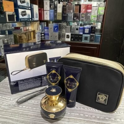 Versace Dylan Blue Femme Eau De Parfum Spray 100ml Set 4 Piezas
