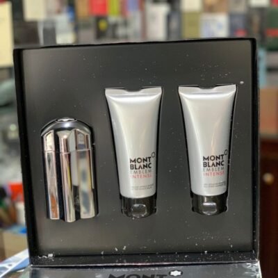 SET - MONT BLANC “EMBLEM INTENSE” 3.4OZ EDT MEN