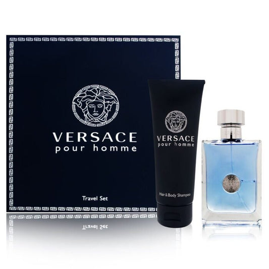 SET - VERSACE "POUR HOMME" 3.4OZ EDT 2PCS MEN
