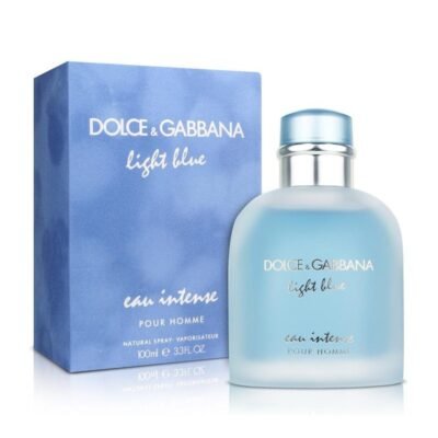 DOLCE & GABBANA “LIGHT BLUE” 3.3OZ “EAU INTENSE” MEN