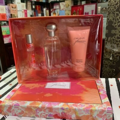 SET - ESTEE LAUDER PLEASURE 3.4OZ EDP SPR + 3.5OZ B/L + 0.2OZ EDP "3PCS" HARD BOX -WOMEN