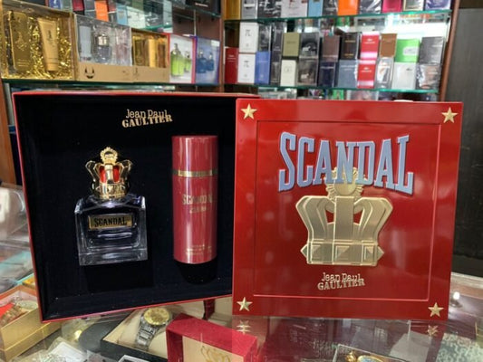 SET - JEAN PAUL GAULTIER "SCANDAL" 3.4OZ EDT 2PCS MEN