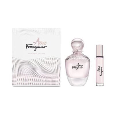 SET - SALVATORE FERRAGAMO "AMO PER LEI" 3.4OZ EDP 2PCS WOMEN