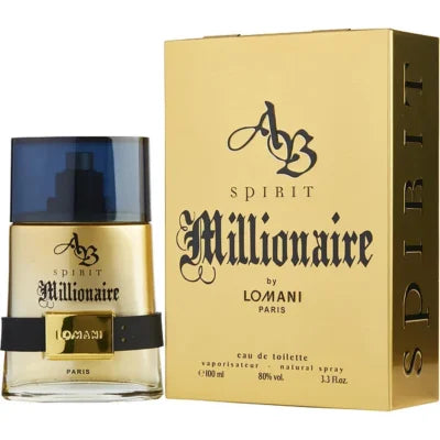 LOMANI "AB SPIRIT MILLIONAIRE" 3.4OZ EDT SPR MEN