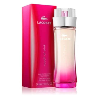 LACOSTE TOUCH OF PINK 3.0OZ EDT WOMEN