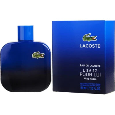 LACOSTE L.12.12 "POUR LUI MAGNETIC" 3.3OZ EDT SPR MEN