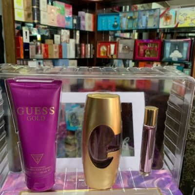 Set de fragancia para mujer Guess Gold 3 piezas
