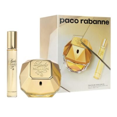 SET - PACO RABANNE “LADY MILLION” 2.7OZ EDP 2PCS WOMEN