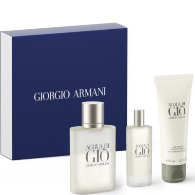 SET - GIORGIO ARMANI "ACQUA DI GIO" 3.4OZ "3PCS" MEN