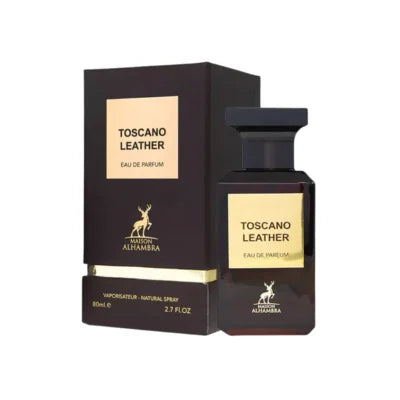 MAISON ALHAMBRA "TOSCANO LEATHER" 2.7OZ EDP SPR