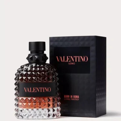 VALENTINO UOMO "BORN IN ROMA CORAL FANTASY" 3.4OZ EDT SPR MAN