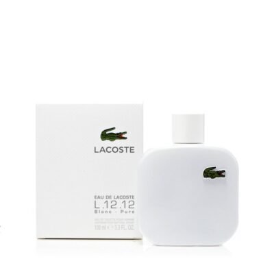 Eau De Lacoste L.12.12 White For Men Eau De Toilette 3.3Oz