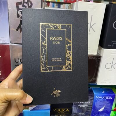 RAEES NOIR 3.40Z EDP "786 PARFUM" POUR HOMME