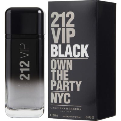 CAROLINA HERRERA "212 VIP BLACK" 3.4OZ EDP SPR MEN